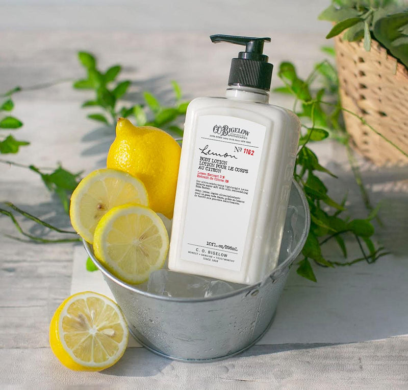 C.O. Bigelow Lemon Body Lotion, 10 fl oz | Lemon Scented Body Cream with Shea Butter & Lemon Extract - Deep Moisturizer Leaves Skin Soft Fresh,Lemon