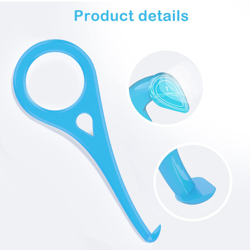ARGOMAX - Aligner Removal Tool, 10 Invisible Braces Removal Tools, Retainer Remover Tool, Suitable for Removing Braces, Trays, Retainers, Dentures and Aligners(Blue). Regular size 10pcs Light blue