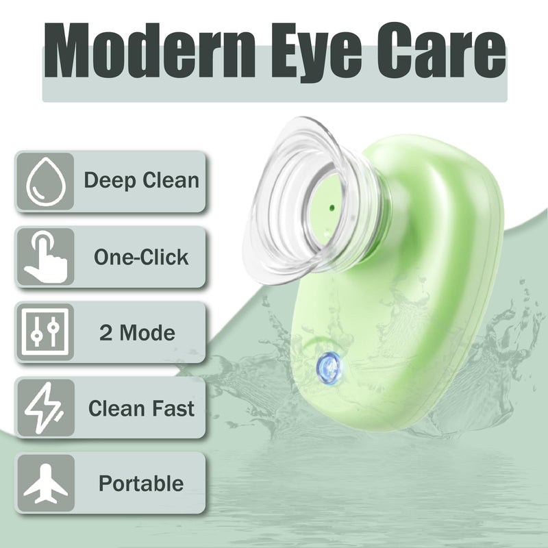 [Australia] - EC Electric Eye Wash Station with Dual Clean Modes‚ÄìEye SPA Automatic with Silicone Rechargeable Eyewash Rinse Cup Portable Daily Care Device for Dry Eyes, Emergency Use, Lab, Workshop 