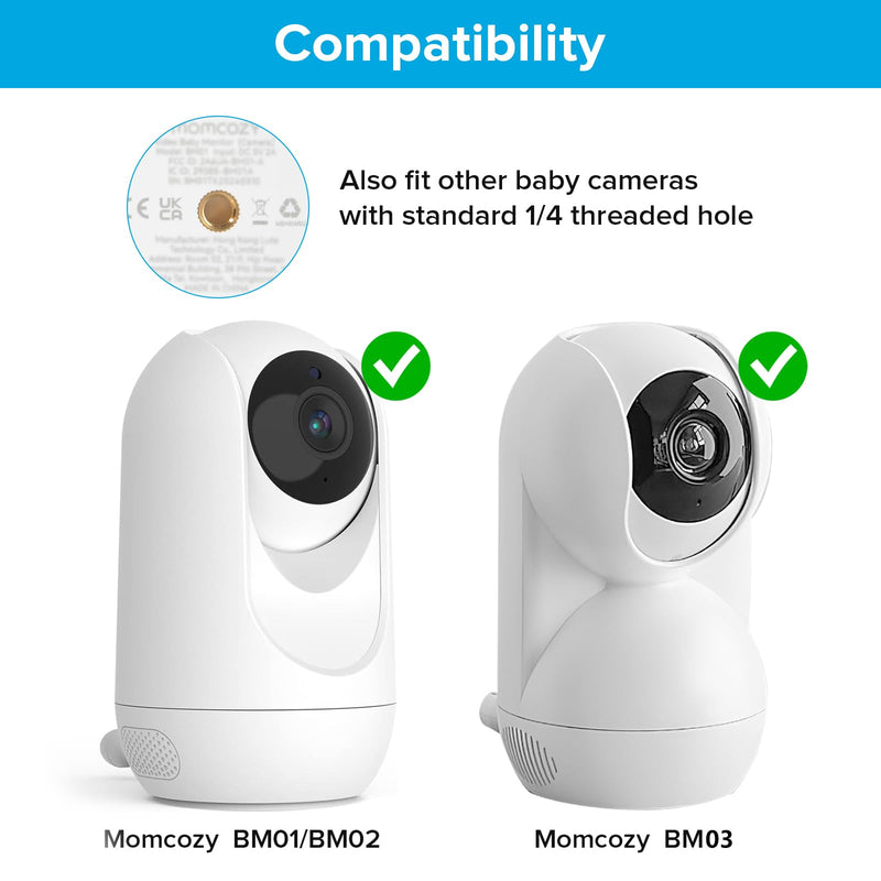 [Australia] - wochel Adjustable Baby Monitor Mount Compatible with Momcozy BM01/BM02/BM03 Video Baby Camera, Easy to Assemble, Universal Baby Monitor Stand 