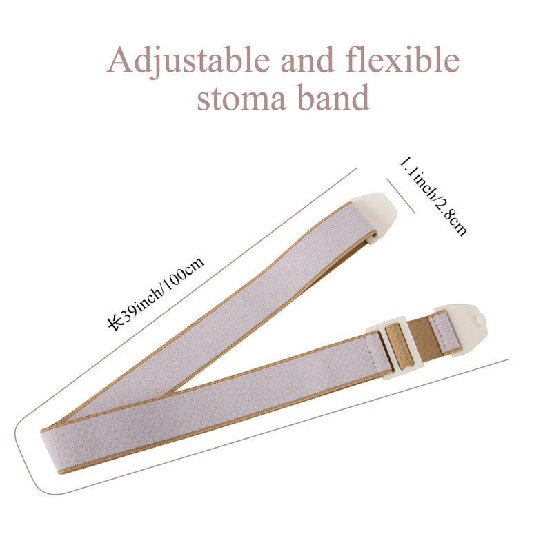 [Australia] - 3 Pack Ostomy Belts for Women Men,Adjustable Ostomy Belt Attaches Securely to Ostomy Pouch 1.18x39 Inches,Preventing Bag Chassis Warping,Colostomy Belt for Post Operative Care After Ileostomy Surgery Beige 
