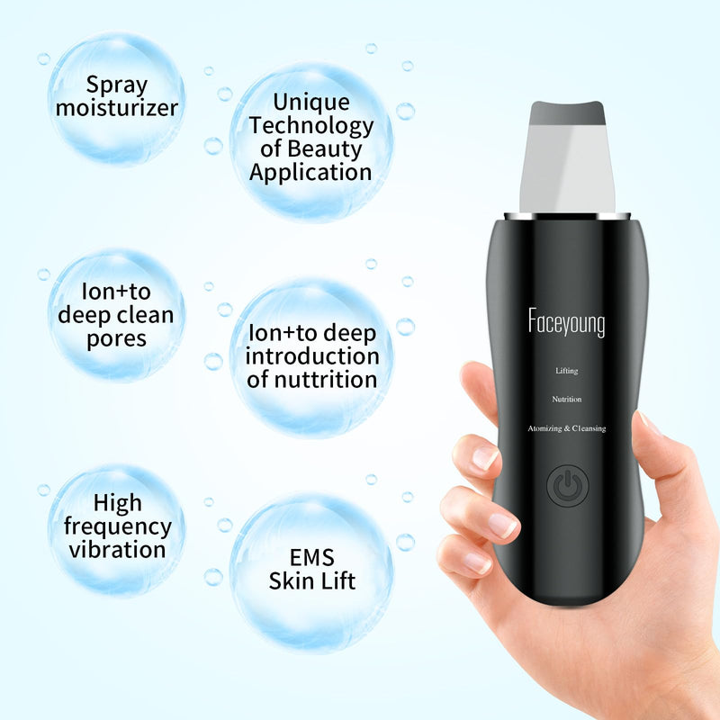 [Australia] - Facial Skin Cleanser with Mister, Upgraded Sprayer, Blackhead Extractor for Deep Cleansing and Moisturizing Spray 