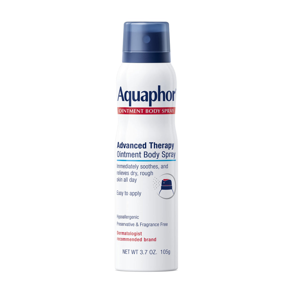 Aquaphor Ointment Body Spray - Moisturizes and Heals Dry, Rough Skin - 3.7 oz. Spray Can 3.7 Ounce (Pack of 1)