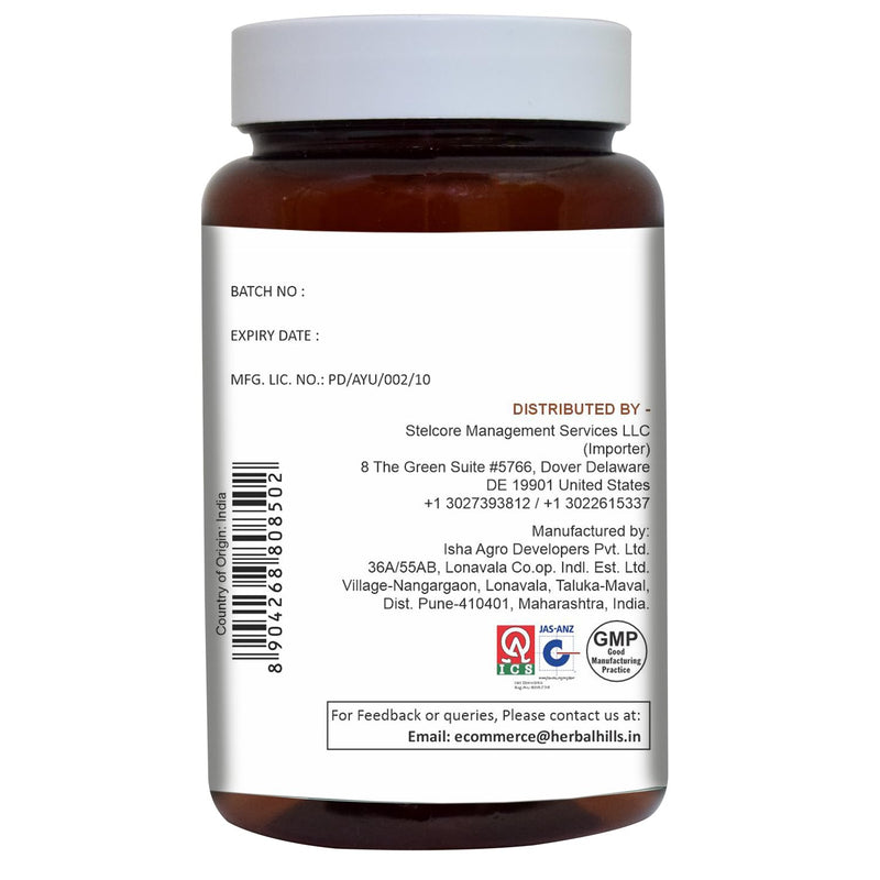 [Australia] - HERBAL HILLS Arjuna Capsules (Terminalia Arjuna) | 120 Count (500 mg) | Standardized Extract Wellness and Health Supplements with Arjuna Bark Extract 