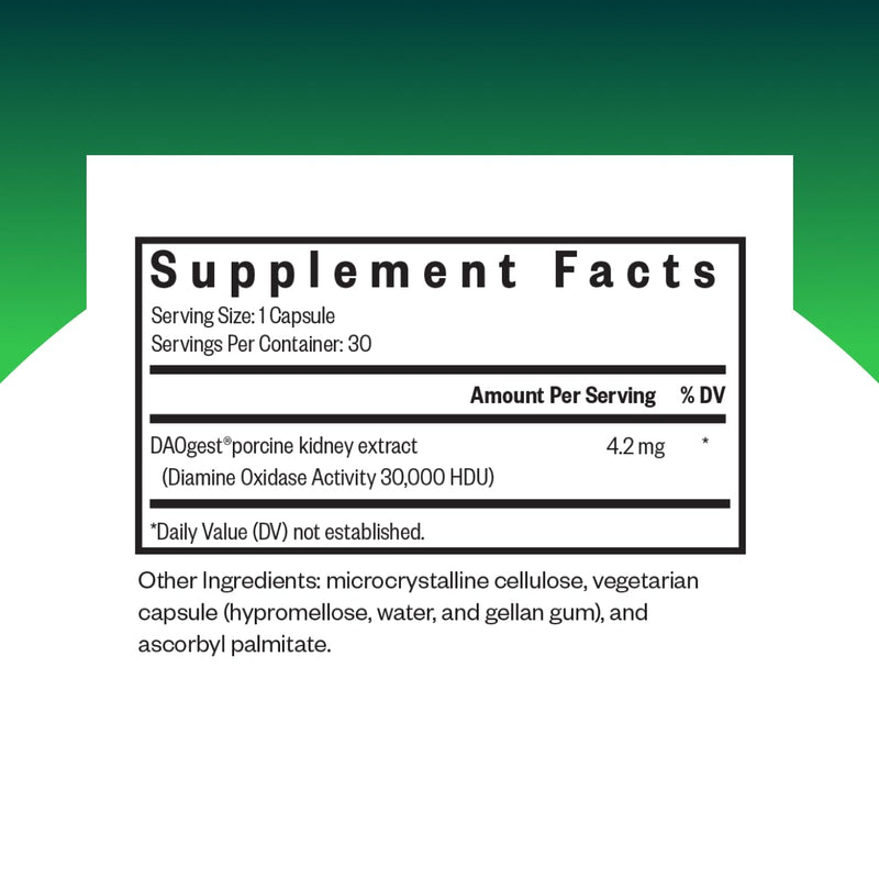 [Australia] - Seeking Health Histamine Digest - Formerly Histamine Block, DAO Enzyme Supplement for Histamine Food Intolerance, Supports Digestive Health, Upset Stomach, Vegetarian (30 Capsules)* 30 Count (Pack of 1) 