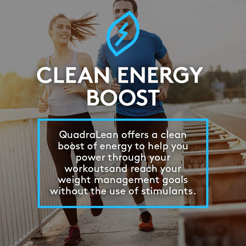 [Australia] - RSP Nutrition QuadraLean - Stimulant Free Weight Management, Metabolism Booster, Energy & Appetite Support - CLA, L-Carnitine, Green Tea Extract, Non-Stim Formula, 50 Serv (Packaging May Vary) 
