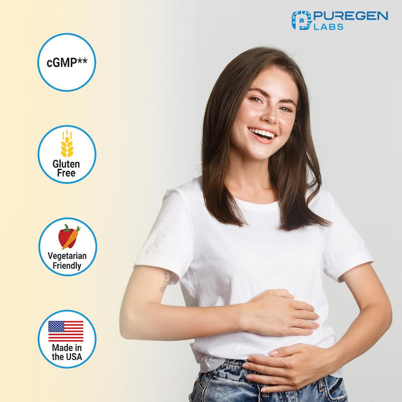 [Australia] - Puregen Labs Dairy Relief Natural Fast Acting Lactase Enzyme 3000 FCC, Lactose Intolerance Pills 90 Caplets 1 