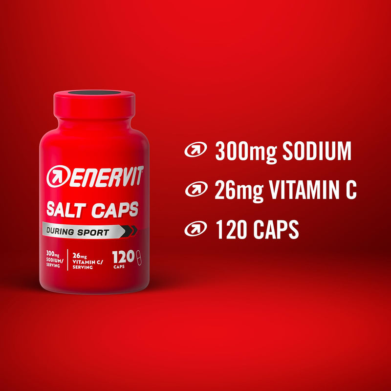Enervit Sport Salt Caps, Neutral, 1 Pack of 120 Capsules