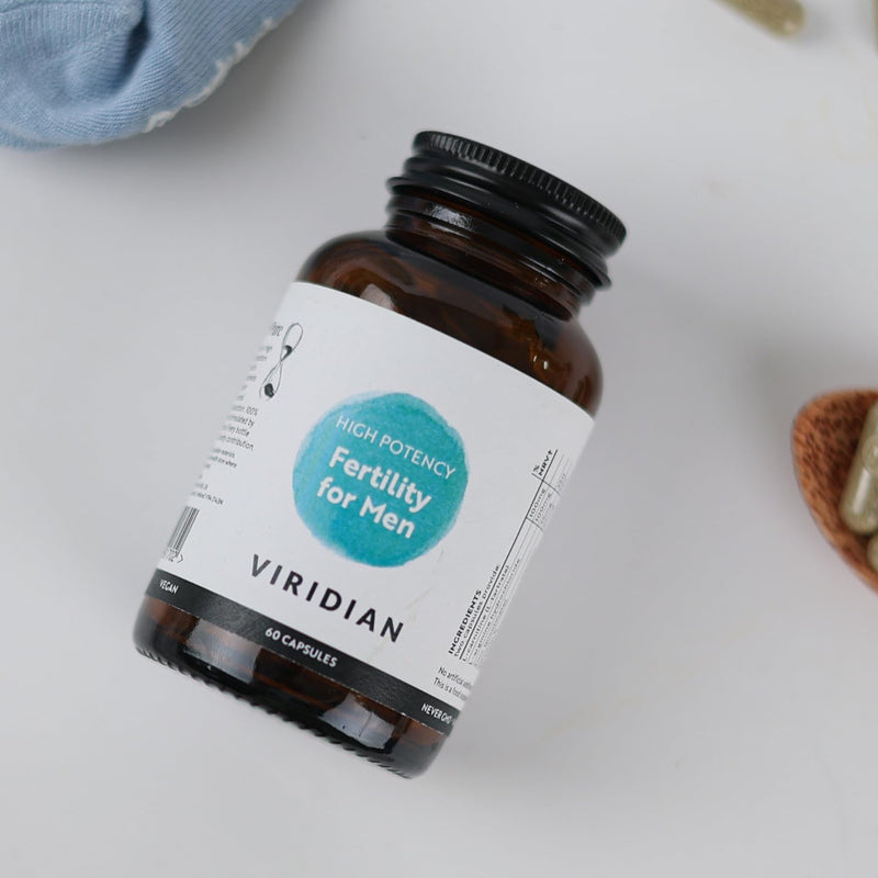 Viridian Fertility for Men (High Potency) | 120 Caps | Supports Reproductive Health with Zinc & Vital Nutrients | Vegan Capsules | Pre-Conception Support | Active Ingredients | Nutritionist Formulated 120 count (Pack of 1)