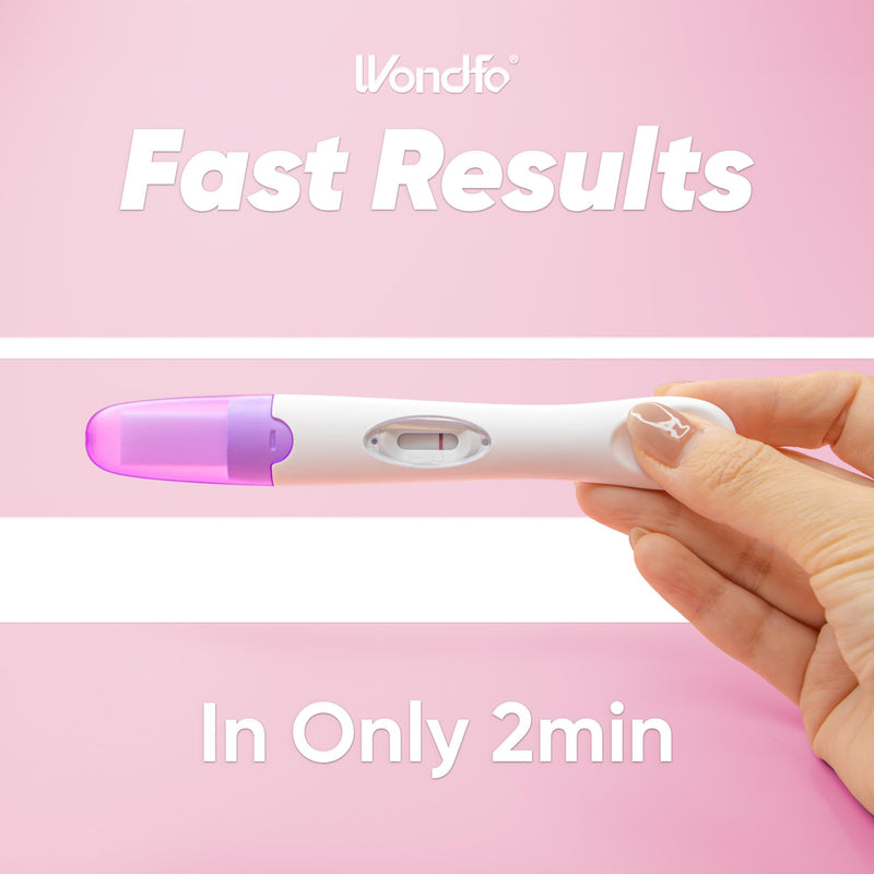 Wondfo Early Result Pregnancy Test [10mIU/ml 5 Pack ] and Rapid Result Pregnancy Test Strips Kit [ 25mIU/ml 3 Pack ]