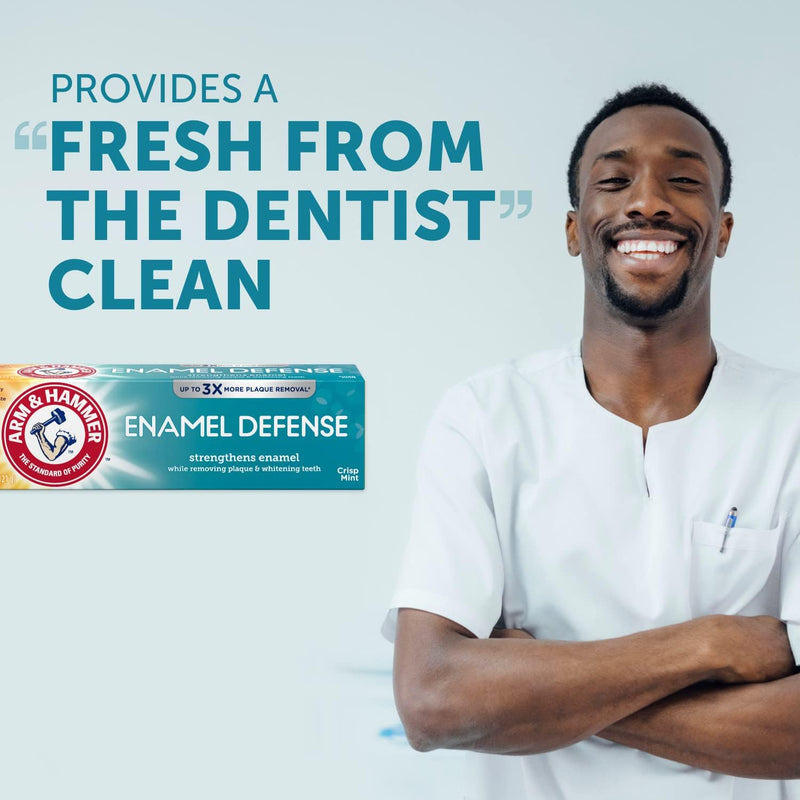 [Australia] - ARM & HAMMER Truly Radiant Whitening & Enamel Strengthening Fluoride Toothpaste, Fresh Mint, 4.3 oz (Pack of 5) 4.3 Ounce (Pack of 5) 