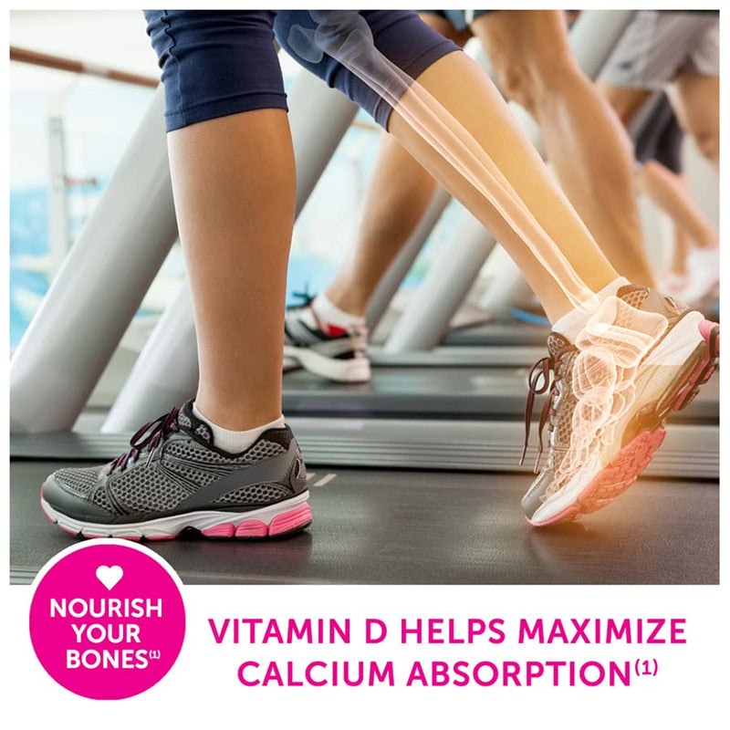 Caltrate 600 Plus D3 Vitamin D and Calcium Supplement Tablets, 200 Count | Highest Level of Vitamin D3, Maximizes Calcium Absorption to Support Strong Bones and Daily Function 200 Count (Pack of 1)