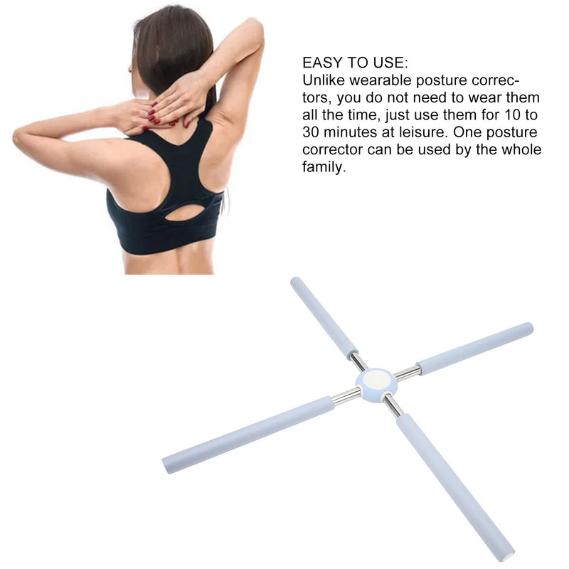 [Australia] - TUORE Back Training Sticks, Detachable Posture Corrector Sticks Improve Posture for Children for Straightening (Blue) 