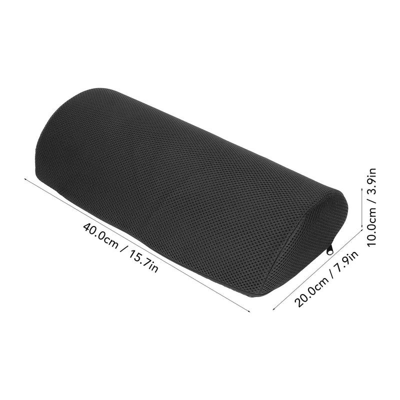 [Australia] - Half Moon Bolster Pillow for Legs, Knees, Lower Back and Head, Half Round Support Pillow, Massage Bolster, Lumbar Support Pillow for Bed, Sleeping, Improves 
