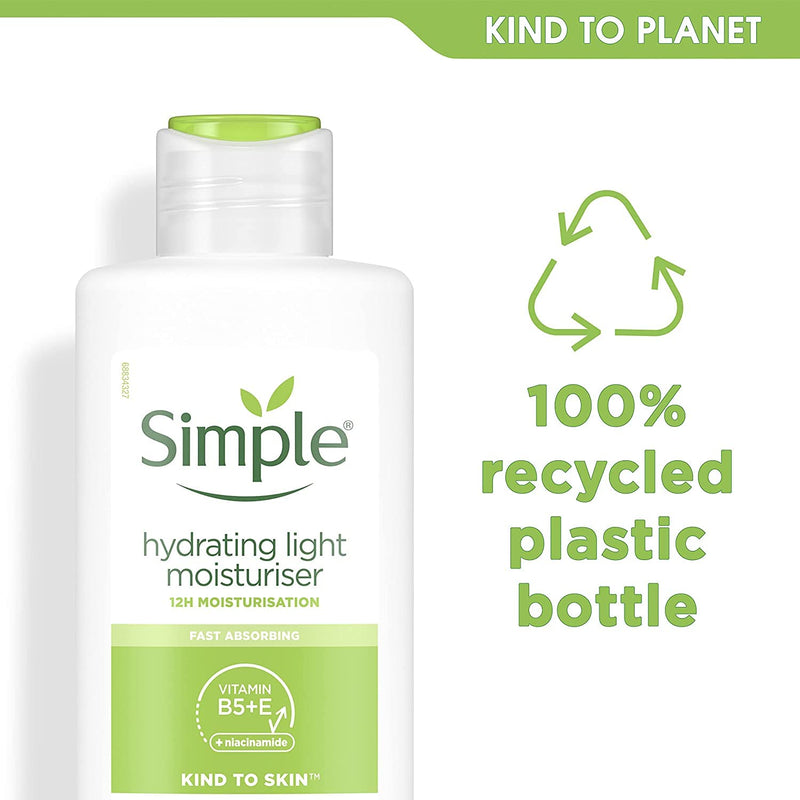 Simple Sensitive Skin Experts Hydrating Light Moisturizer, 4.2 FZ (Pack of 3)