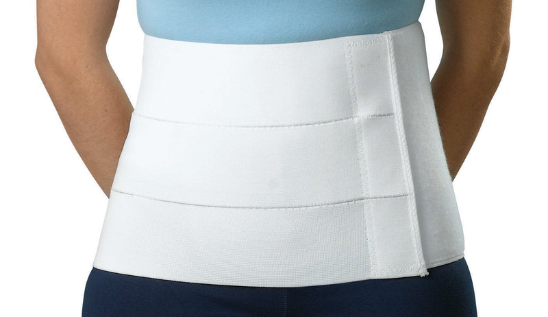 Medline 9-Inch Tri-Panel Abdominal Binder for Postpartum C-Section Belly Band or Post Surgery, Size 3XL, 71 to 82-Inch Waist, 1 Count
