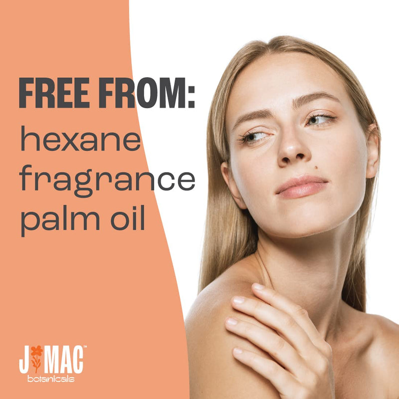 [Australia] - J MAC BOTANICALS, Organic Fractionated Coconut Oil (16 Oz.) Carrier oil for diluting essential oils, leave in conditioner for dry damaged hair, skin, massage 1 