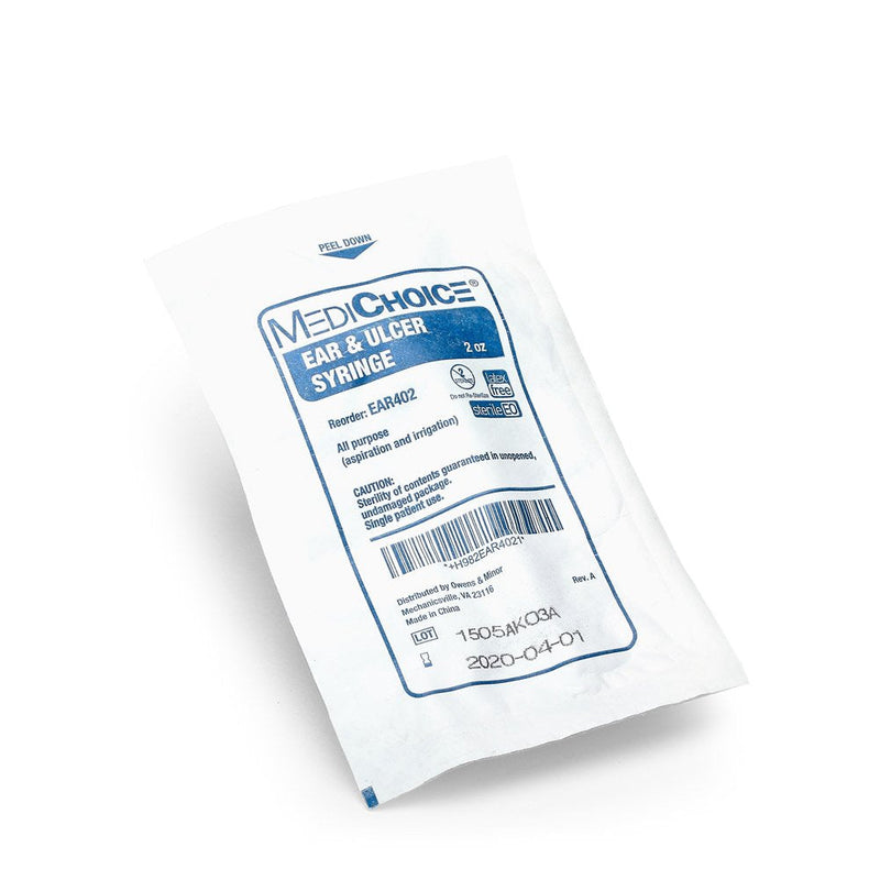 [Australia] - MediChoice Ear-Ulcer Bulb Syringe, 2 Ounce, Pediatric, Blue, 1314EAR402 (Each of 1) 