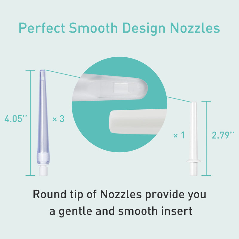 [Australia] - TopQuaFocus 8oz Enema Kit - Anal and Vaginal Douche for Men, Flushing System with Silicone Bulb and 4 Replaceable Tips (Transparent) 224ml-Clear 