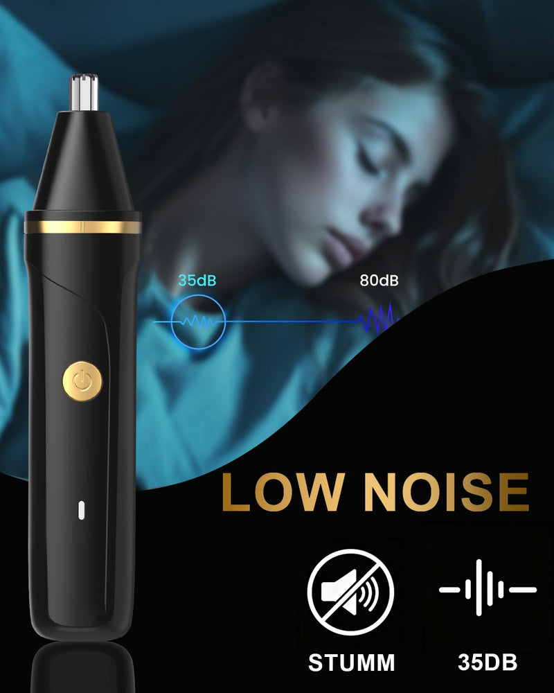 [Australia] - Body Hair Trimmer for Men, Manscape 3-in-1 Electric Razor Groin Groomer,IPX7 Waterproof Wet/Dry,Versatile Hair Trimmer for Ball/Beard/Nose,USB Rechargeable & Nose/Shaves Head,Christmas Gifts for Men Black 