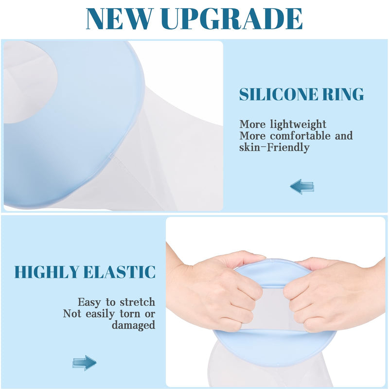 [Australia] - Fasola shower protection foot, waterproof plaster protection foot for shower, reusable foot cover when showering, wound care accessories adult foot 