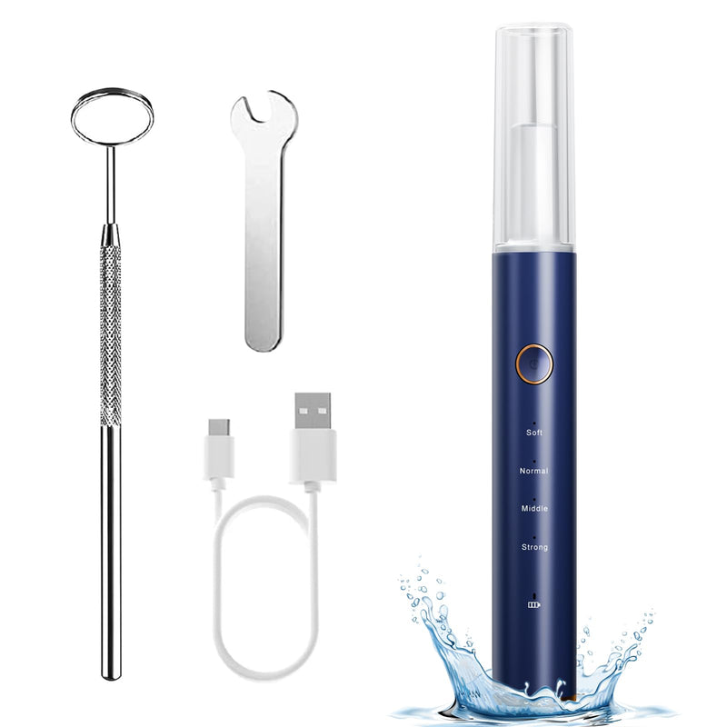 [Australia] - Tartar Remover Teeth Cleaning Set Electric Teeth Cleaning Set Ultrasonic Toothbrush for Tooth Care at Home with 4 Adjustable Modes and 4 Interchangeable Cleaning Heads 1 Piece (Pack of 1) 