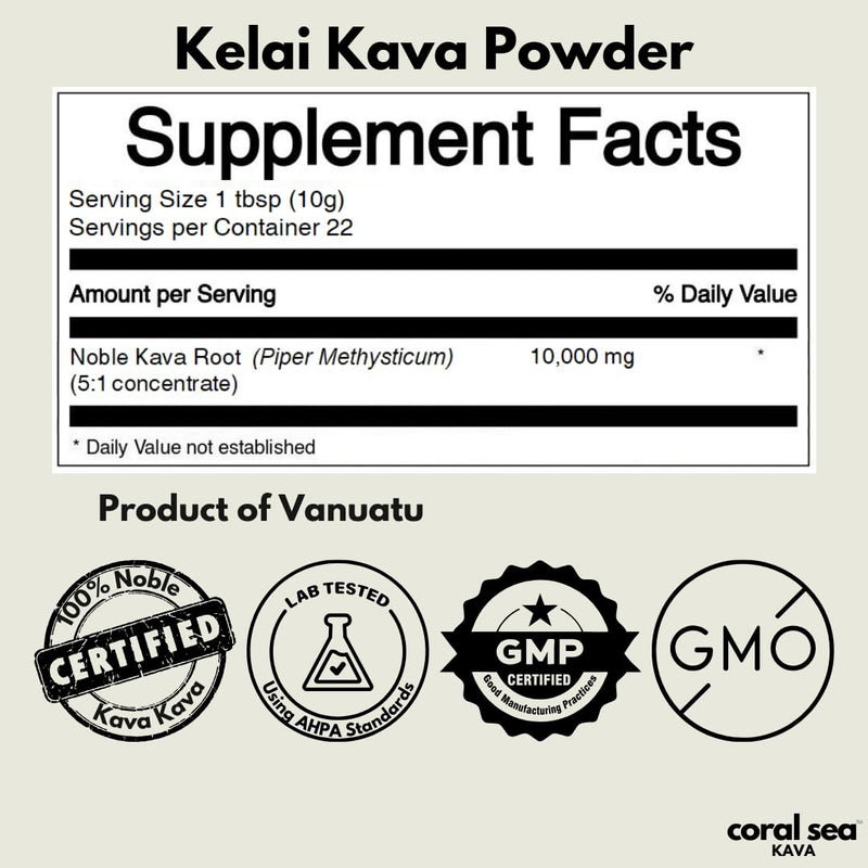 [Australia] - Kava Powder ‚Äì Vanuatu Kelai ‚Äì Volcano Island‚Äôs Secret ‚Äì Ceremonial Beverage ‚Äì Rare Noble Kava Root Tea ‚Äì Alternative Social Drink ‚Äì Traditional Grind 8oz Volcano Island's Secret 8 Ounce (Pack of 1) 