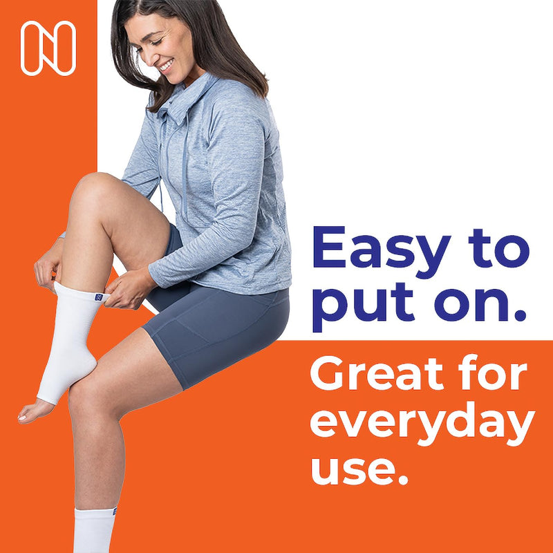[Australia] - Compression Socks (Pair) - Nylon & Spandex Toeless Support for Plantar Fasciitis, Neuropathy, Foot Pain Relief Medium Black 