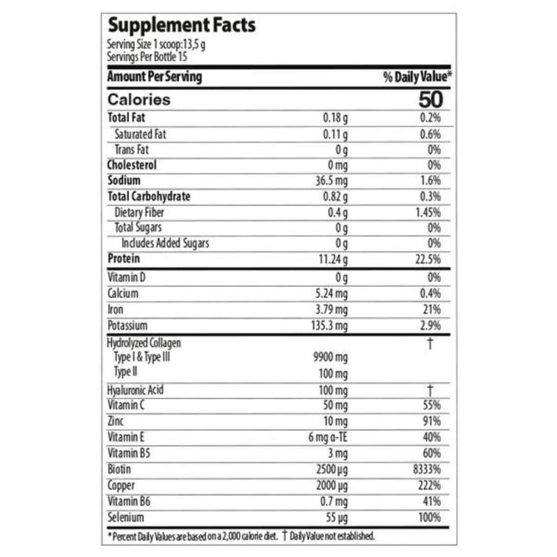 FARMASi Nutriplus Beauty Booster Collagen Powder, Sugar Free, 7.4 oz | Provides Hydrolyzed Collagen Types I II and III Combined with Protein and Essential Nutrients For Daily Supplementation