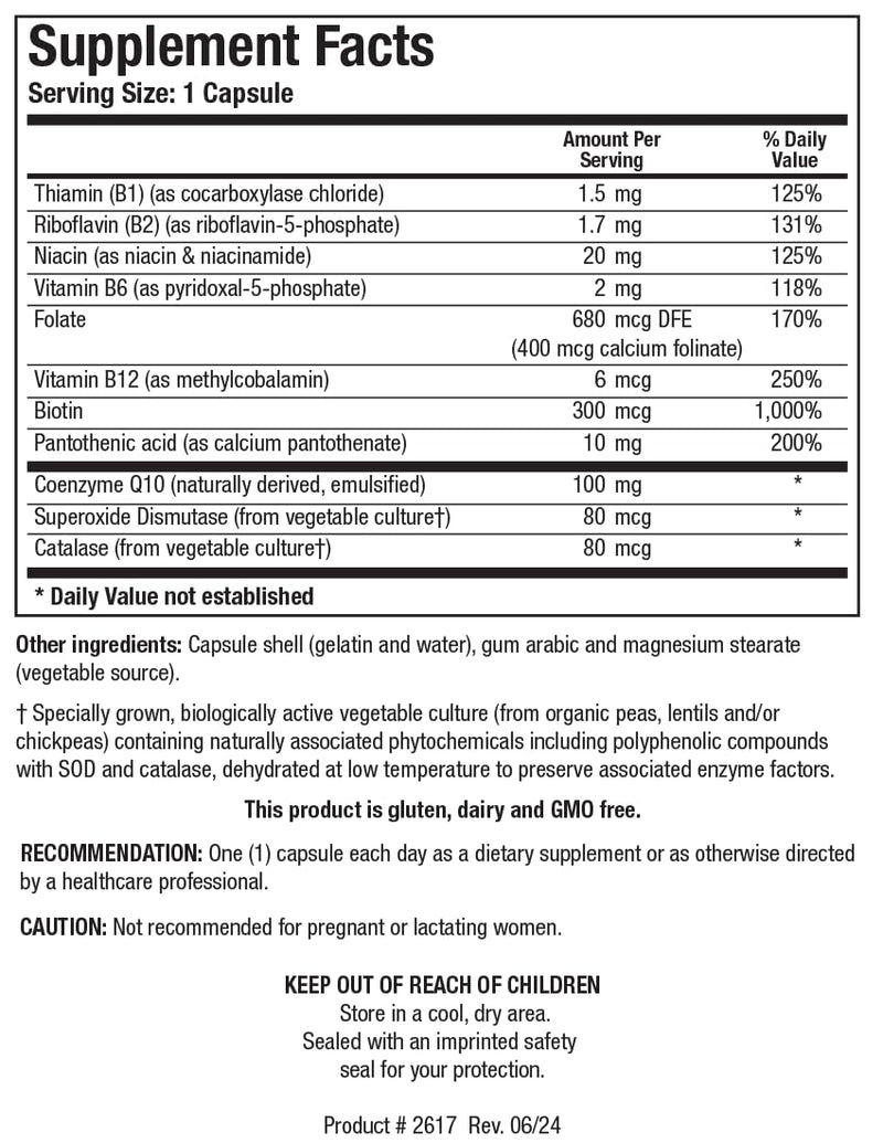 BIOTICS RESEARCH Coq-Zyme 100 Plus CoQ10 100mg, Vitamin B Complex 90 Caps | Emulsified Co Q10, High Absorption, Added B-Complex Vitamins, Heart Health, Healthy Energy Levels