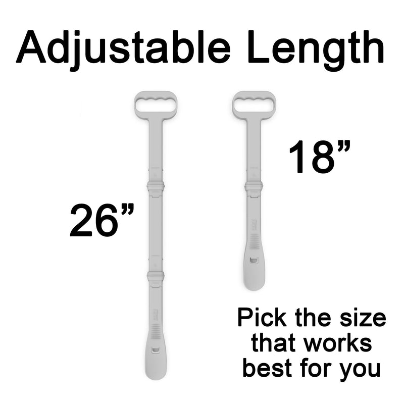 [Australia] - Long Handled (26") Shoe Horn and Sock Remover - Large Dressing Aid for Seniors, Elderly, Disabled - Sock Otter by Easy To Use Products 