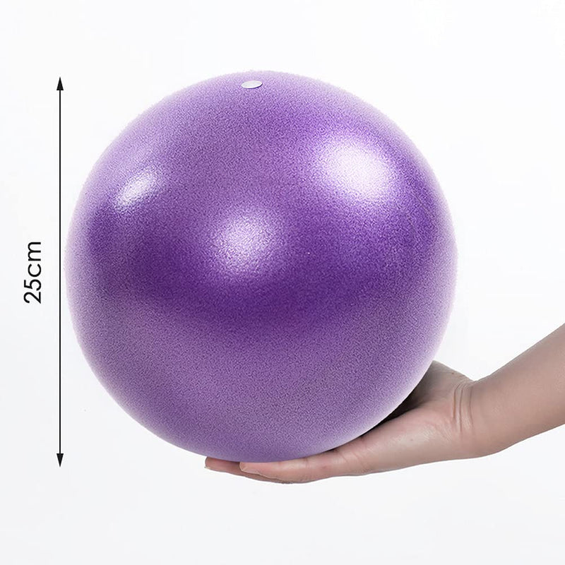 [Australia] - Pilates Ball, 9 Inch Small Exercise Ball Workout Ball Core Ball Anti-Burst Small Yoga Ball purple 
