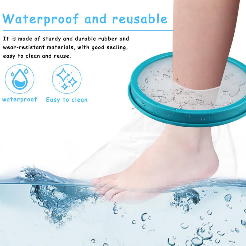 [Australia] - Suevut Cast Protection Waterproof Leg Child/Adult, Medical Consumables for Cast Protection, Shower Protection Leg, Leg Protection When Bathing, Reusable Shower Protection Foot 