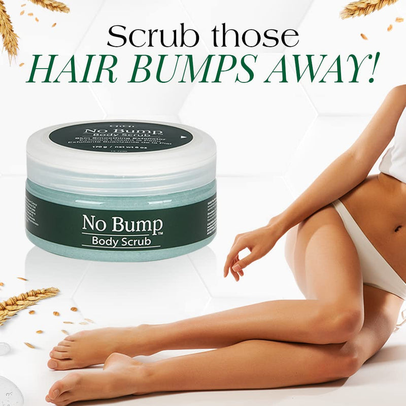 [Australia] - GiGi No Bump Body Scrub – Bikini Exfoliating Scrub for Ingrown Hair, Razor Bumps Treatment for Women, 6 oz, 2 Pack 6 Ounce (Pack of 2) 