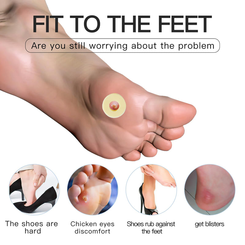 [Australia] - Cosmeria Pack of 75 Corn Plasters for Toes Self-Adhesive Latex Foam Foot Cushion Pain Protection for Men Women Feet Toes Small Oval 