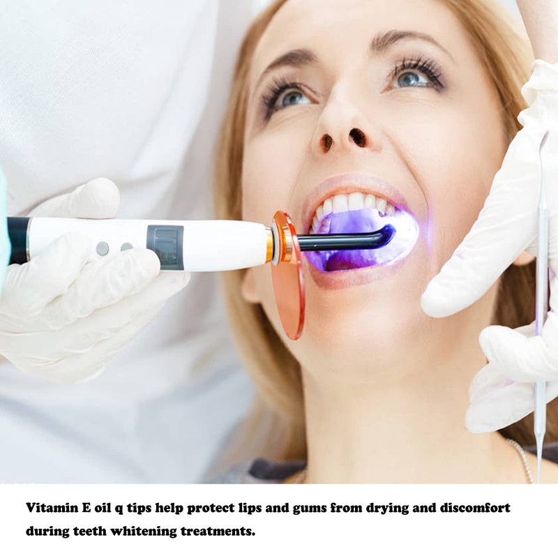Teeth Whitening Vitamin E oil Applicators to Moisturizing & Healing Lip and Gum during, Smooth Skin & Improve Skin Resistance 100 pack