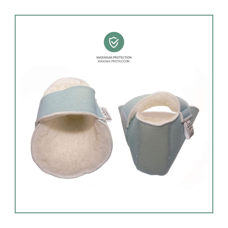 [Australia] - ORTONES | Heel pad, heel protector universal 1 pair anti-decubitus | Foot or elbow protection for bed or wheelchair | Right and left 