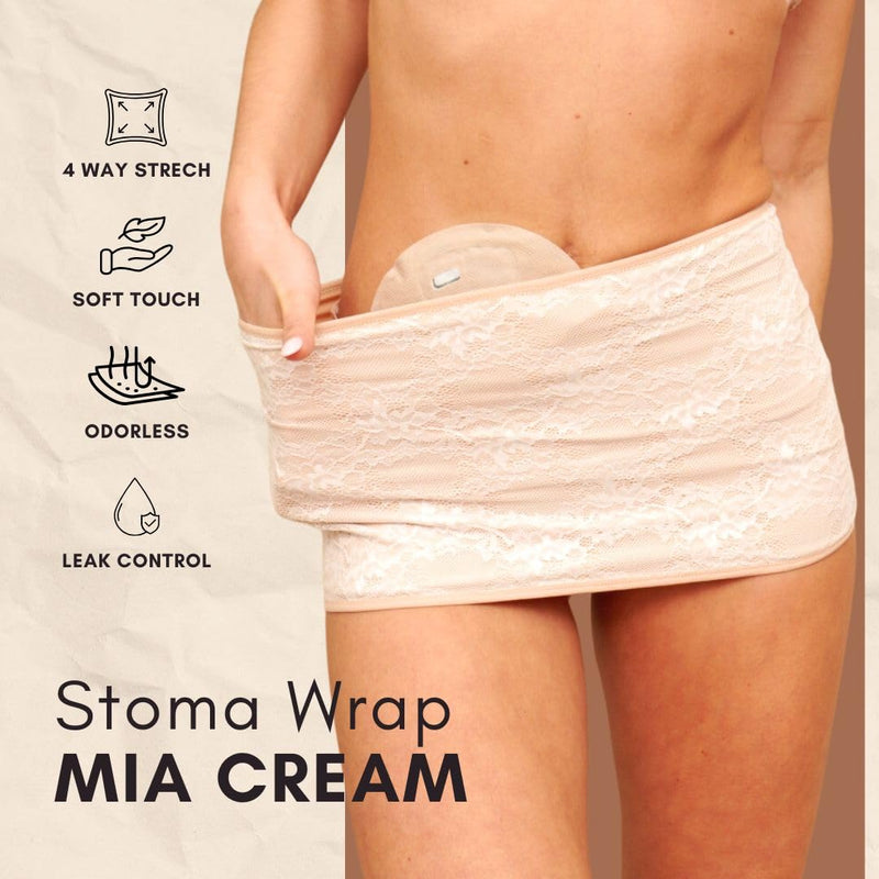 [Australia] - SIIL Ostomy bag Covers for Women | Stealth Ostomy Wrap for abdomen| Ostomy Belt Opening for Stoma | Urostomy | Ileostomy | Colostomy | Waist Bag | Made In EU Medium 