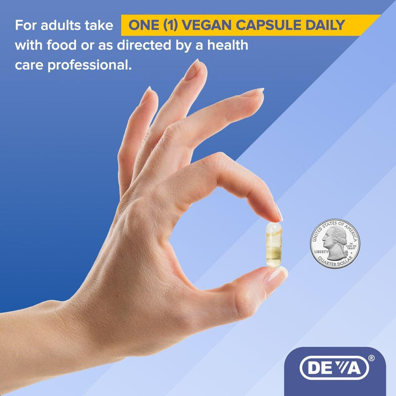 [Australia] - DEVA Vegan Vitamins, Borage Oil 500mg, Rich Source of Omega-6 Fatty Acid GLA (gamma linolenic acid), Cold-Pressed & Unrefined, 90 Tablets, 1-Pack 90 Count (Pack of 1) 