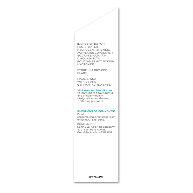 Rembrandt Teeth Whitening Strips, Deeply White, Enamel-Safe, 40 Whitening Strips (20 Treatments) 1 Count (Pack of 20)