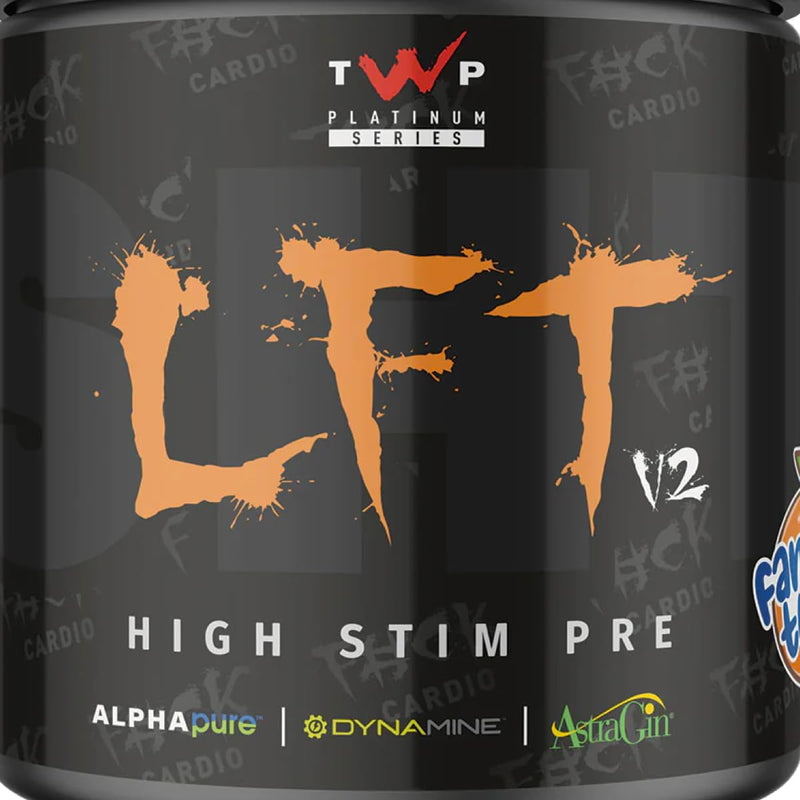 TWP Nutrition Platinum Series LFT V2, High Stim Strong Pre Workout, 390g and 30 Servings, 9 Great Flavours (Fantasy Twist) Fantasy Twist