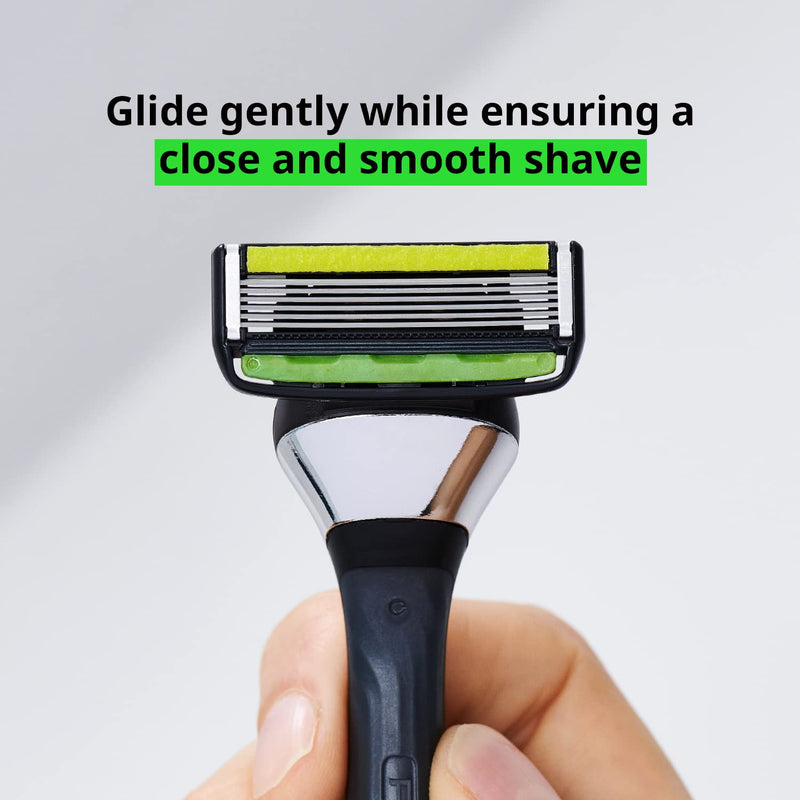 [Australia] - Dorco Pace 6 Pro - Six Blade Razor System with Trimmer - 2 Replacement Handles (Handles Only) 
