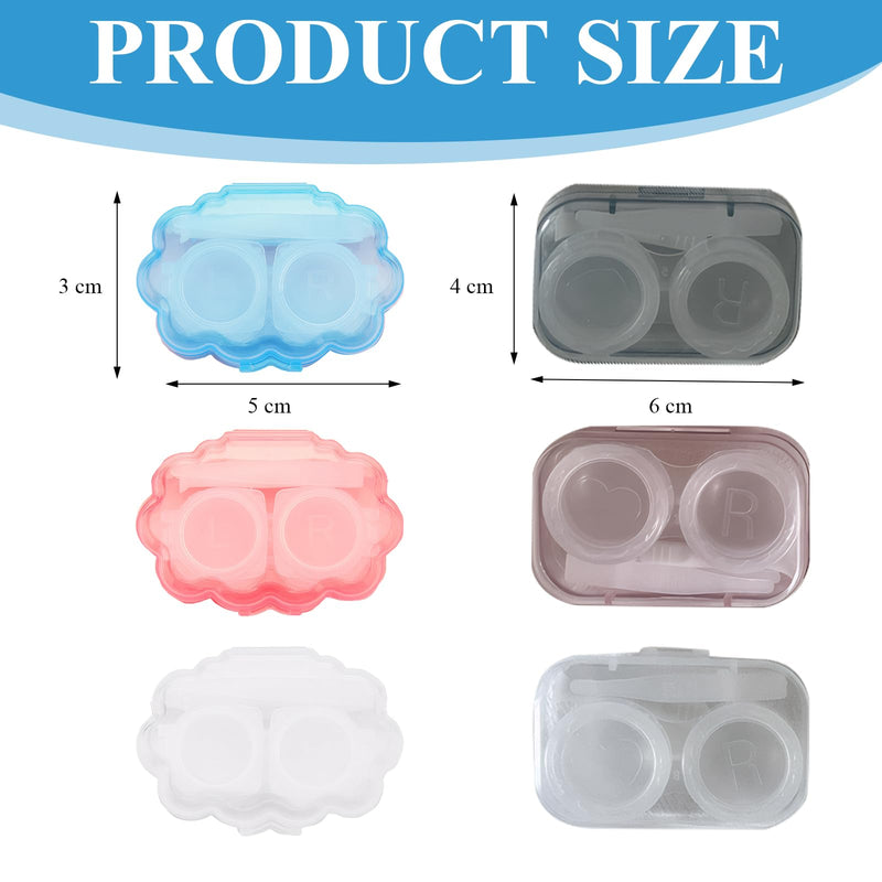 [Australia] - 6-piece contact lens insertion aid, soft and hard contact lens insertion aid, contact lens aid with storage box, multi-coloured contact lens insertion aid, contact lens remover 