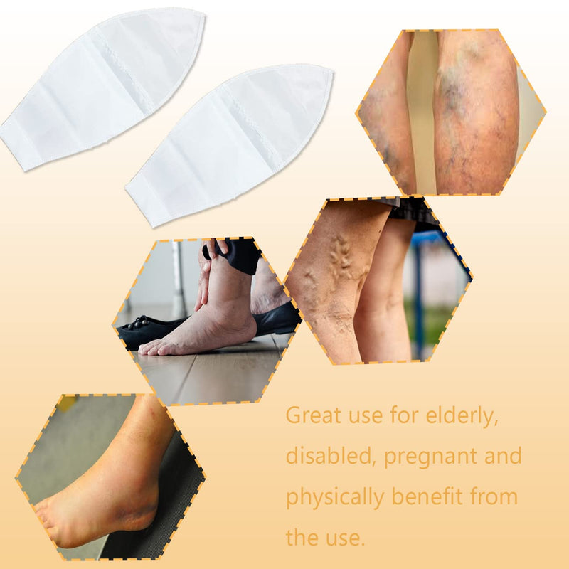 [Australia] - Open Toe Compression Sock Aid for Easy Slide - Slip Stocking Applicator to Help Assist Put On for Elderly, Disabled, Pregnant, 10 Pcs 5 Pair (Pack of 5) 