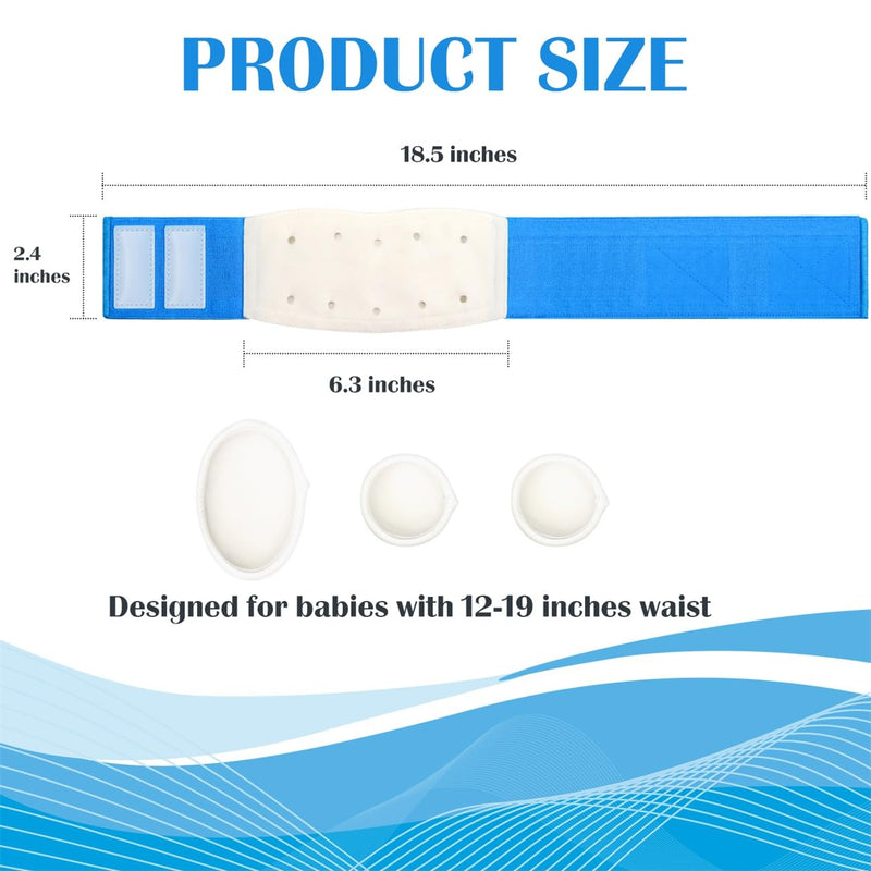 S Baby Umbilical Hernia Belt for Hernia Support and Recovery, Infant Belly Button Band Navel Truss Wrap - Soft, Skin-friendly