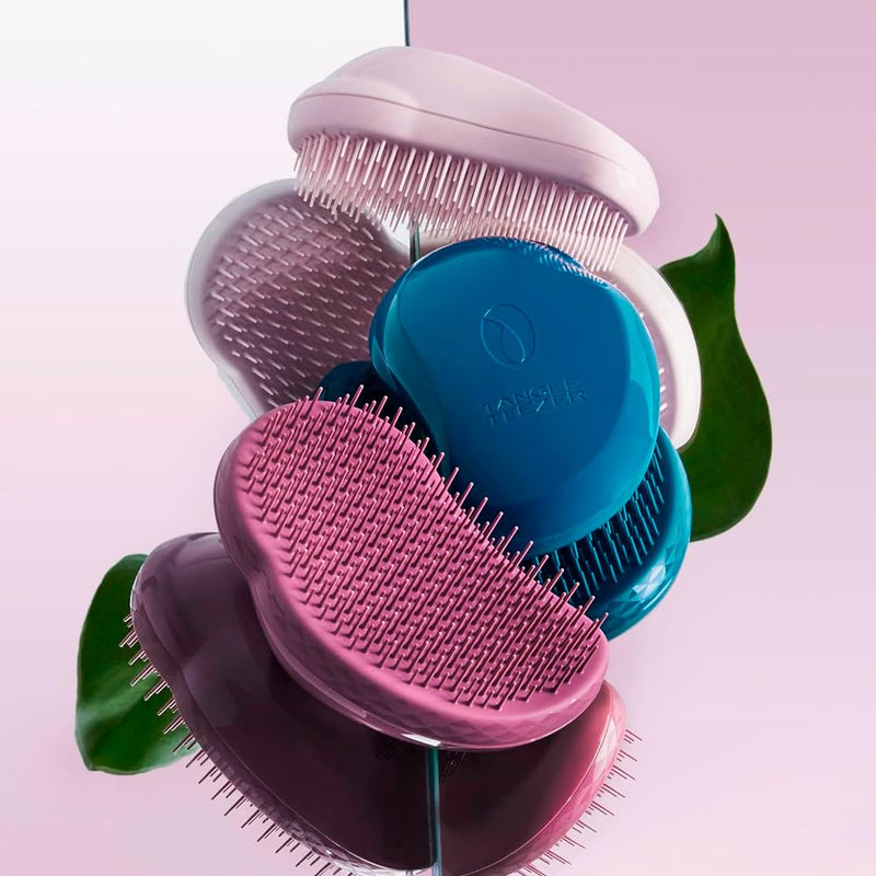 TANGLE TEEZER Original Plant Brush Detangling Hairbrush for Wet & Dry Hair, All Hair Types, Fine, Curly, Thick, Afro (Purple) Purple