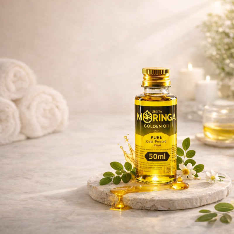 Oil | Cold Pressed Moringa Seed Oil for Face, Hair & Skin | 100% Pure & Natural | Moringa Oleifera | Nourishing Multi-Vitamin Oil - 50ml / 1.69 Fl Oz 1.7 Fl Oz (Pack of 1)