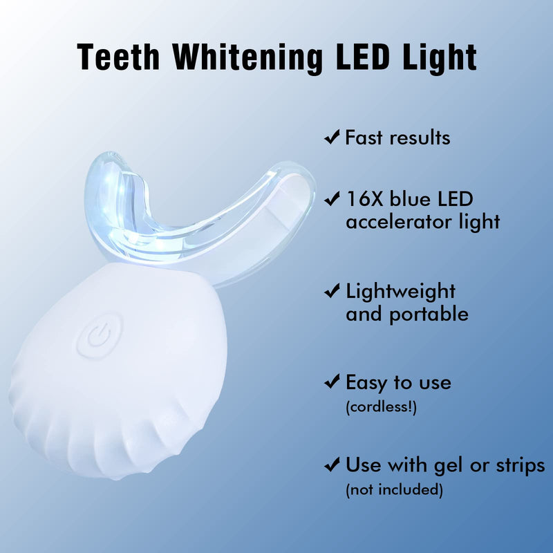 [Australia] - Teeth Whitening Light,10X More Powerful Blue Led Light Connected with USB, Non-Battery Teeth Whitening LED Light in Home Use 