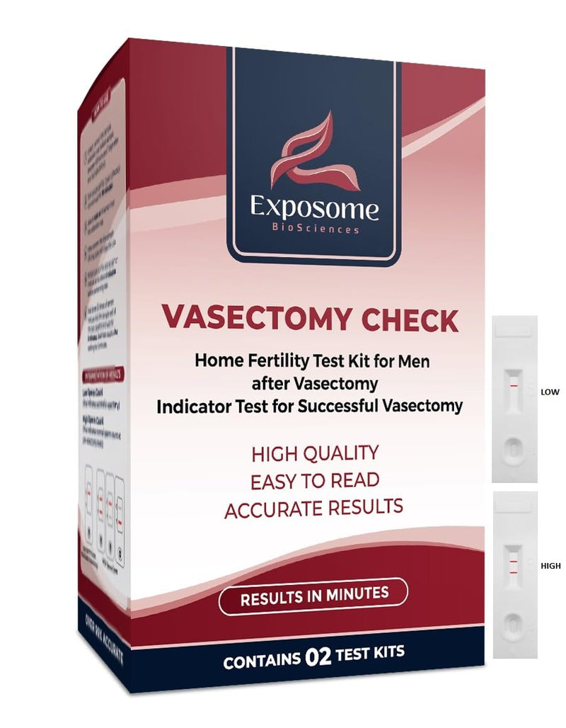 Vasectomy Home Test Kit. (Contains 2 Tests)