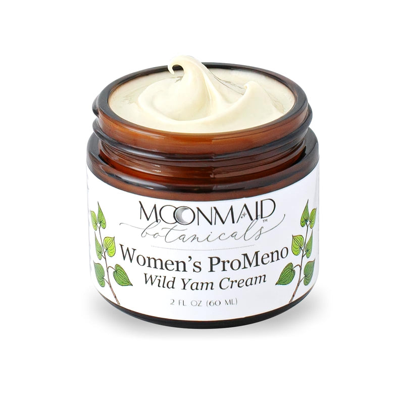 [Australia] - MoonMaid ProMeno Wild Yam Cream for Hormone Balance 2 Oz | Organic Wild Yam Cream for Hormones, Menopause Support, Skin Rejuvenation, Mood Balance, and Improved Sleep | Made in USA Rose 2 Ounce (Pack of 1) 
